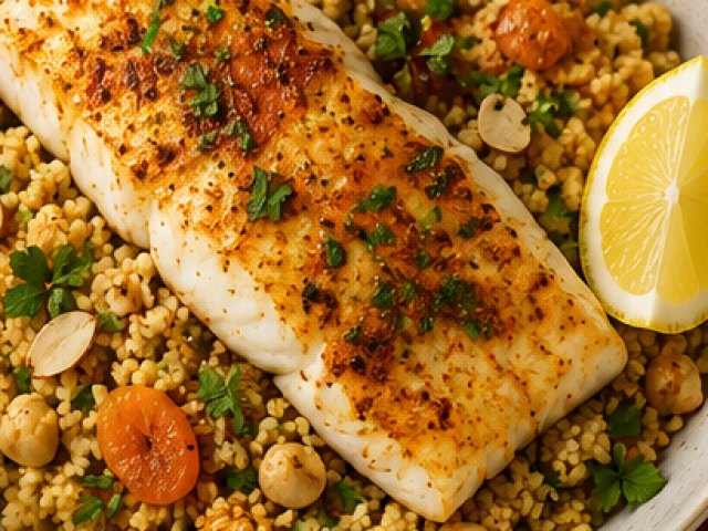 Moroccan Spiced Haddock